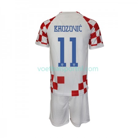Kroatië Brozovic 11 Kind Thuis Tenue World Cup 2022